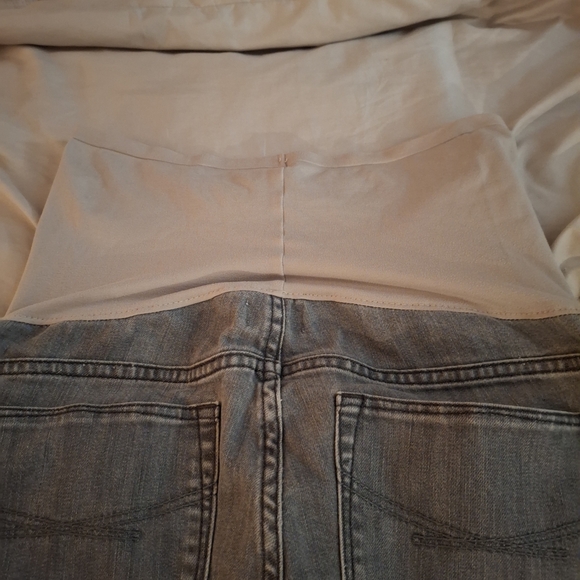 1969 Always Skinny Women's Gray Straight Leg Maternity Jeans - Picture 7 of 9